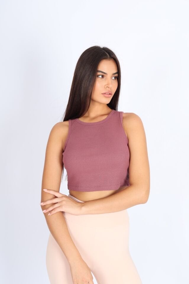 Halter Yaka Biyeli Rose Atlet