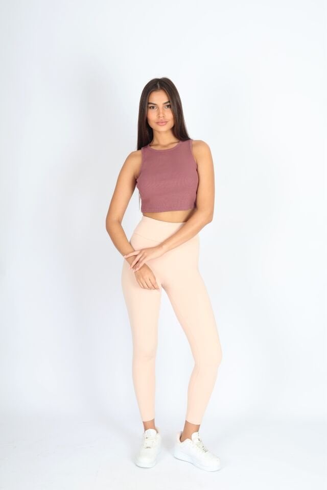 Halter Yaka Biyeli Rose Atlet