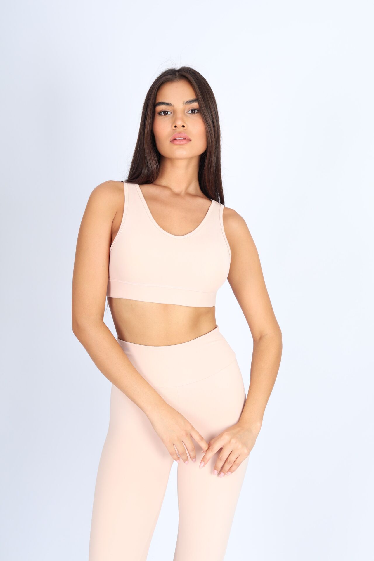İçi Pedli Pembe Spor Bralet