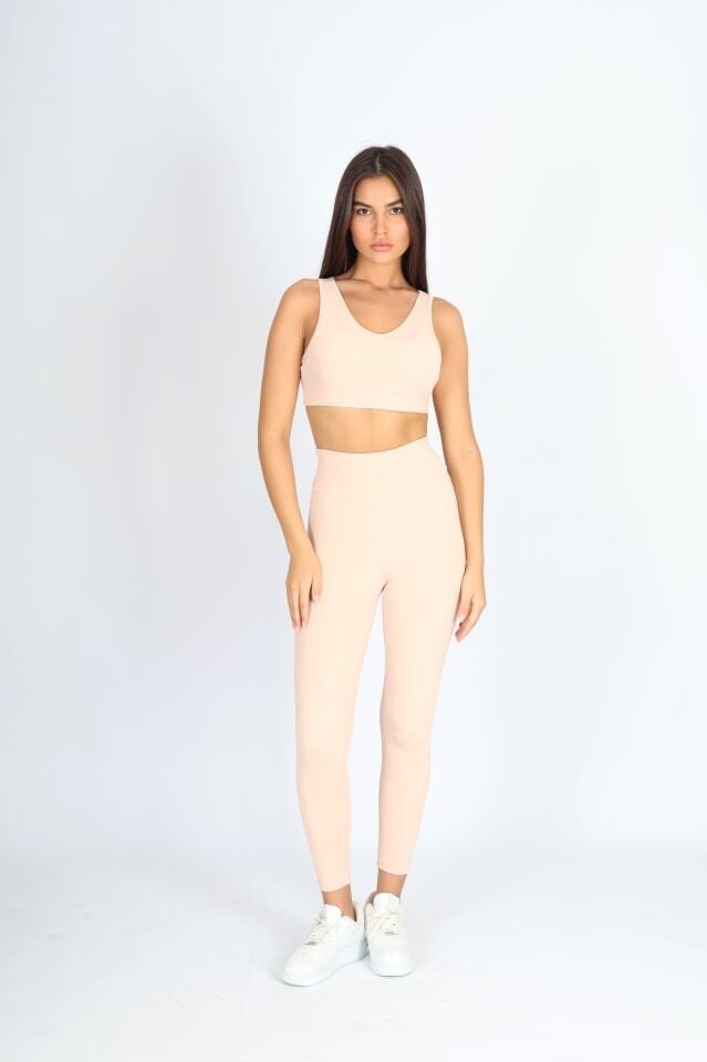 İçi Pedli Pembe Spor Bralet