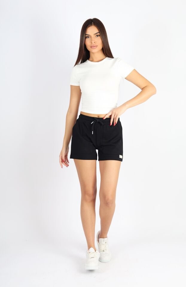 Siyah Modal Şort