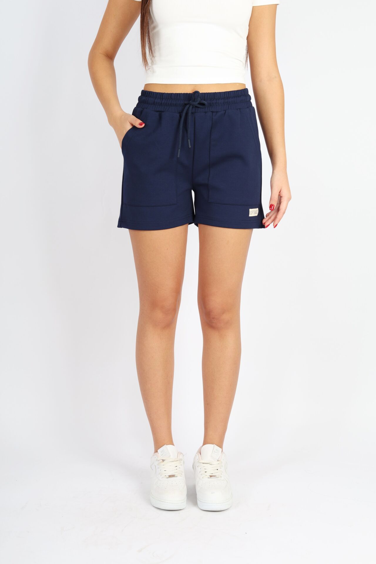 Lacivert Modal Şort