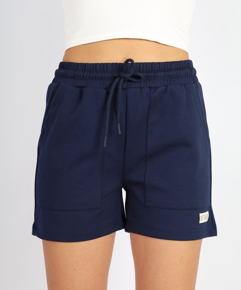 Lacivert Modal Şort