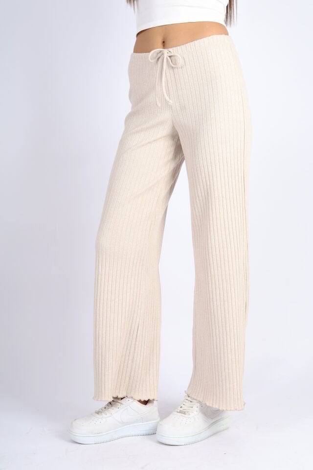 Punta Kaşkorse Raporlu Bej Pantolon