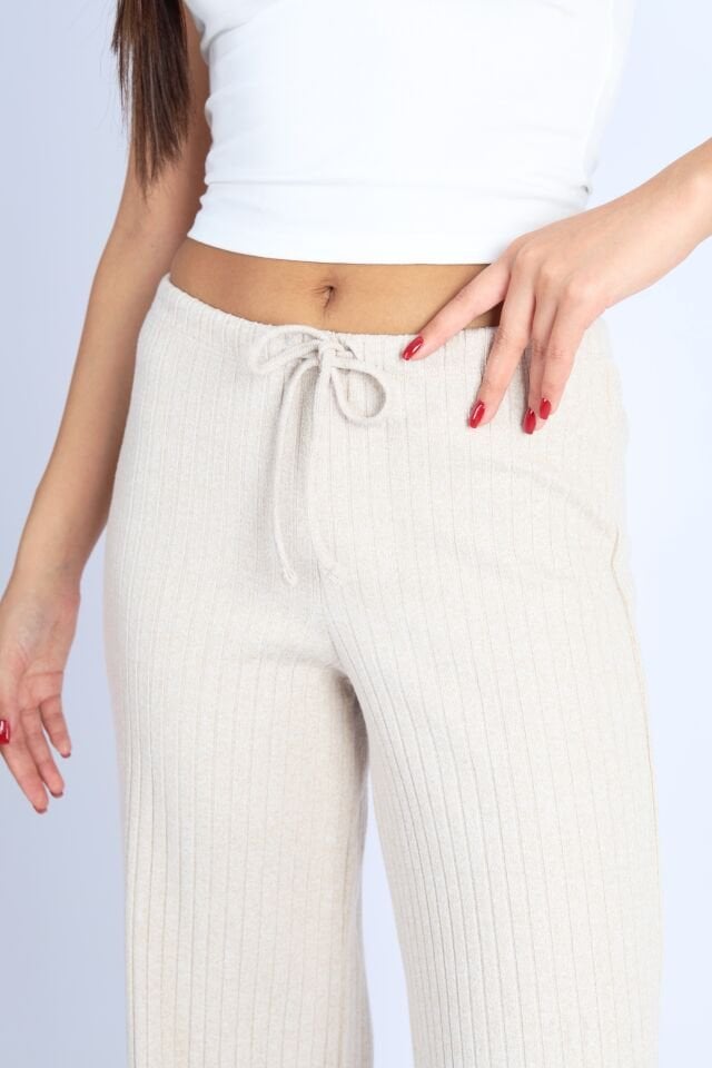 Punta Kaşkorse Raporlu Bej Pantolon